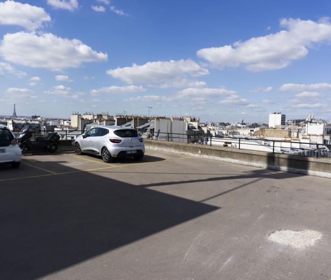 Niveau 7 toiture terrasse Parking Oberkampf