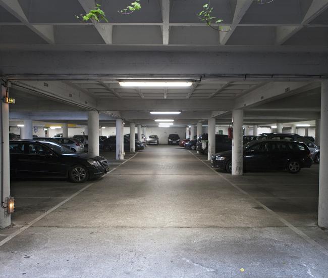 Niveau -1 circulation Parking Jardin des plantes