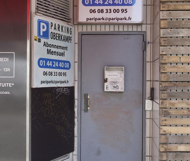Entrée piétons 46 rue Oberkampf